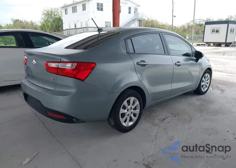 2014 Kia Rio Lx из США, поврежденный, VIN KNADM4A36E6327574